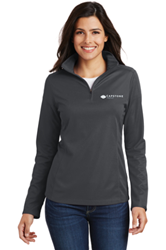 Port Authority® Ladies Pinpoint Mesh 1/2-Zip 