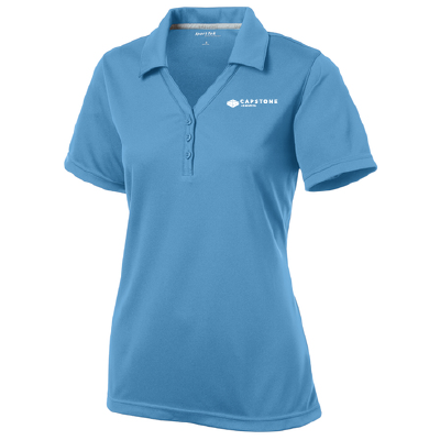 Sport-Tek PosiCharge Micro-Mesh Womens Short Sleeve Polo Shirt